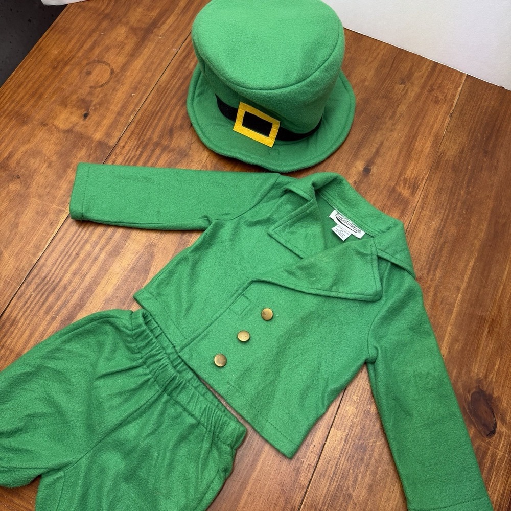 Toddler Leprechaun Costume St Patrick's Day Halloween Cosplay Luck Of The Irish